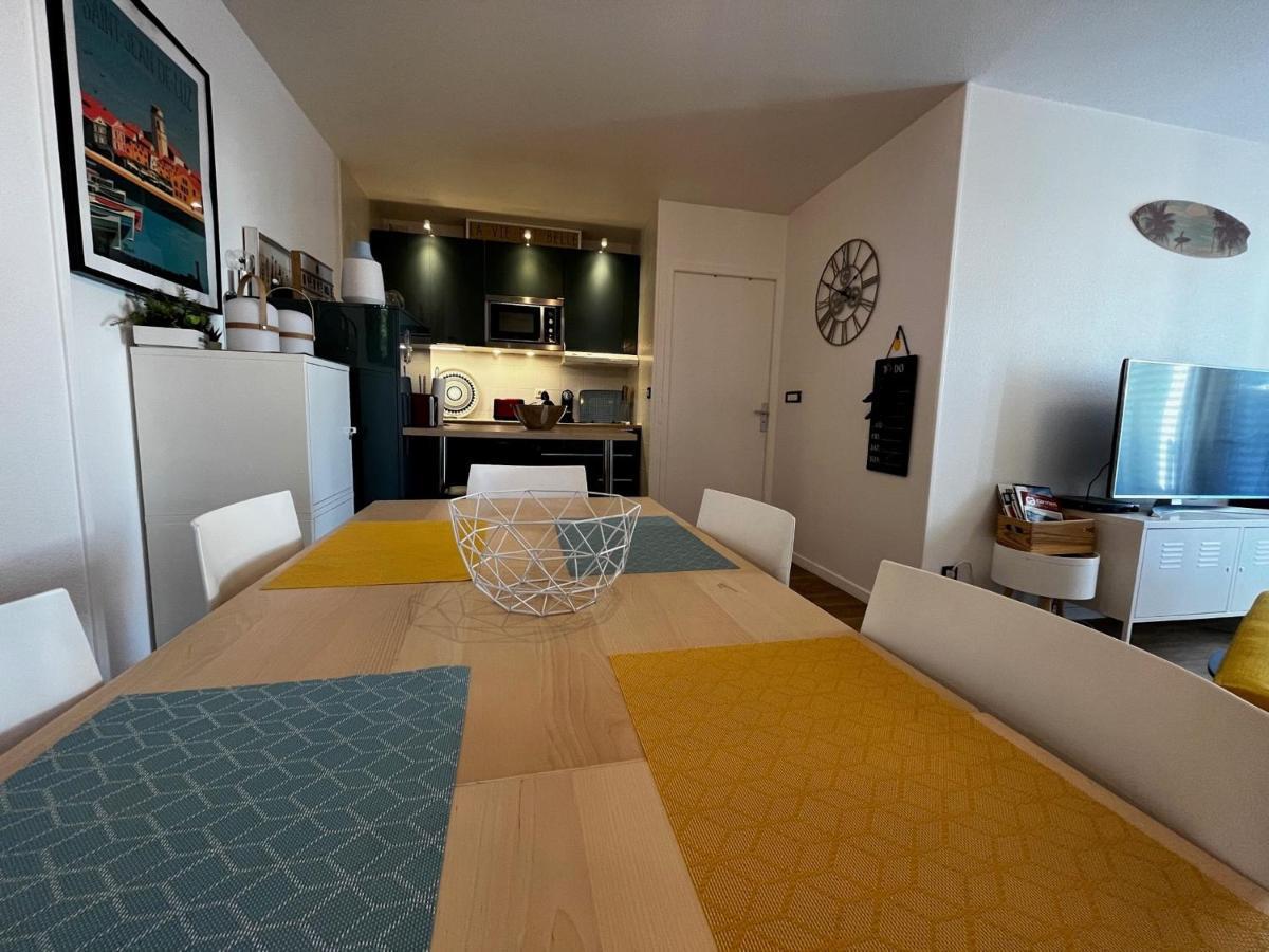 Bel Appartement T3 Avec Jardin, Piscine Et Parking, Proche Plage A Hendaye - Fr-1-239-739 Bagian luar foto